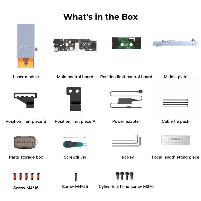 xTool D1 Pro 40W Laser Cutting UPGRADE KIT