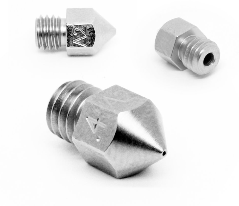 Micro Swiss - MK8 0,80mm Plated A2 Tool Steel Wear Resistant Nozzle