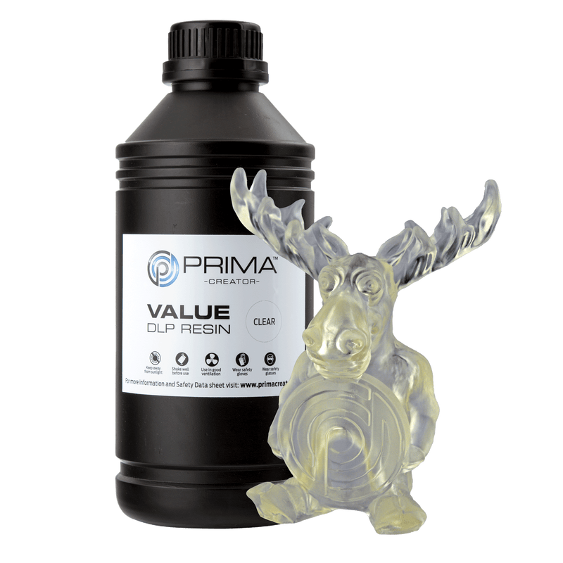 PrimaCreator Value UV / DLP Resin - 1000 ml - Clear