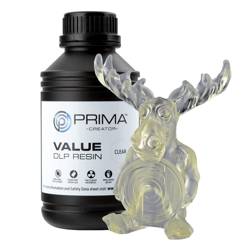 PrimaCreator Value UV / DLP Resin - 500 ml - Clear