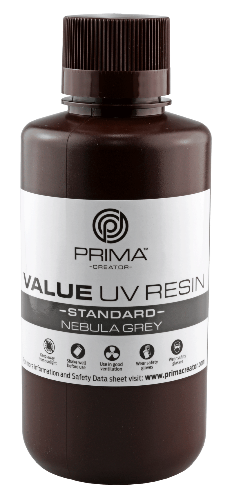 PrimaCreator Value UV / DLP Resin - 500 ml - Nebula Grey