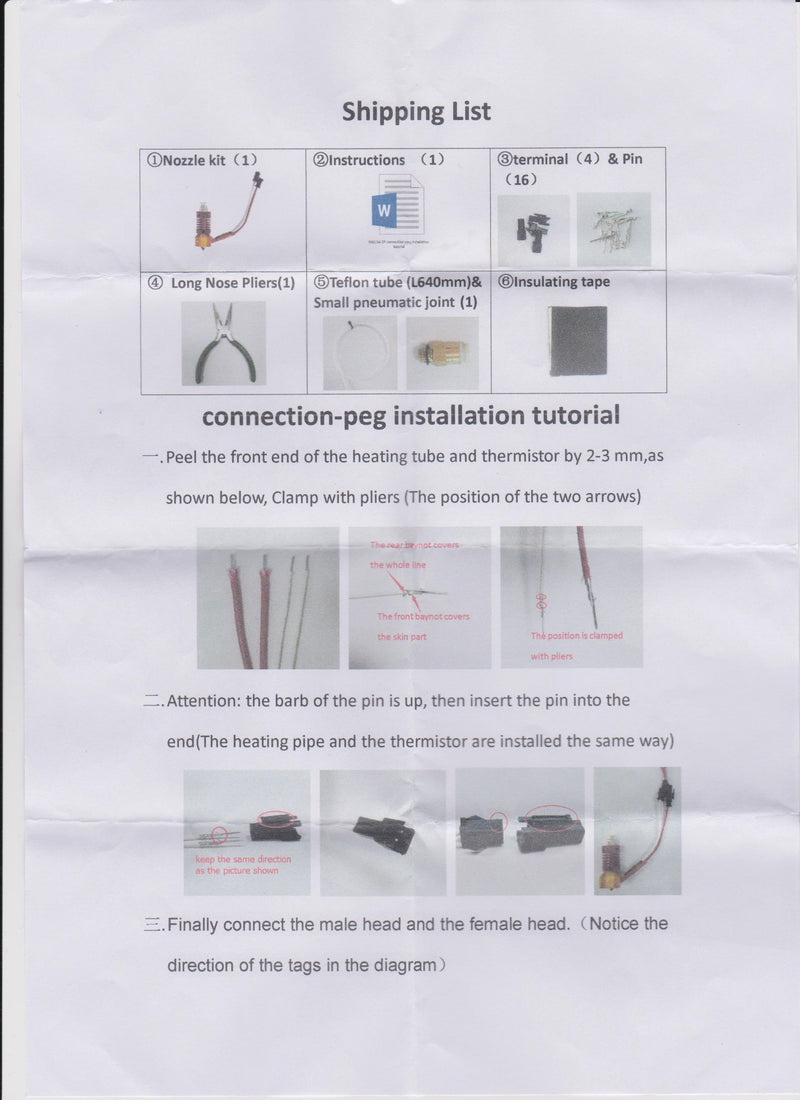 Creality 3D CR-10S 300 Value Pack/ Maintenance kit