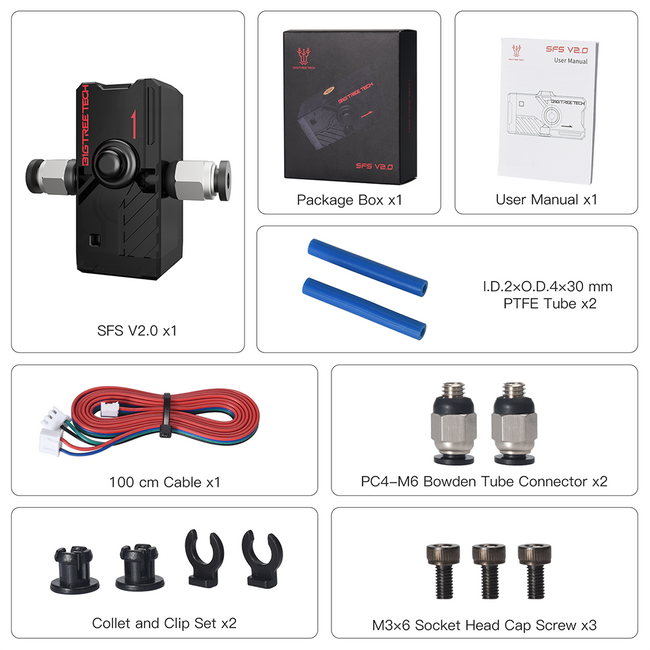 BIGTREETECH SFS V2.0 Smart Filament Sensor