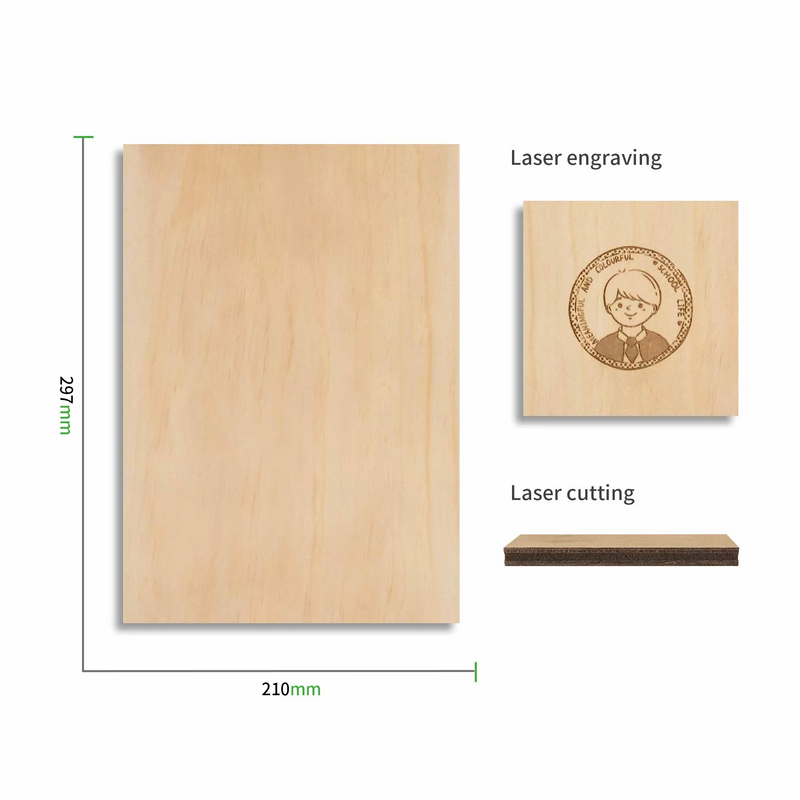 xTool 3 mm Pine Plywood (6-Pack)