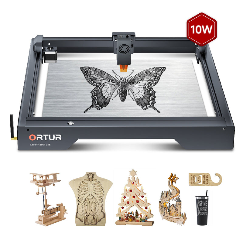 Ortur Laser Master 3 LE - Laser Engraving & Cutting Machine - 10W