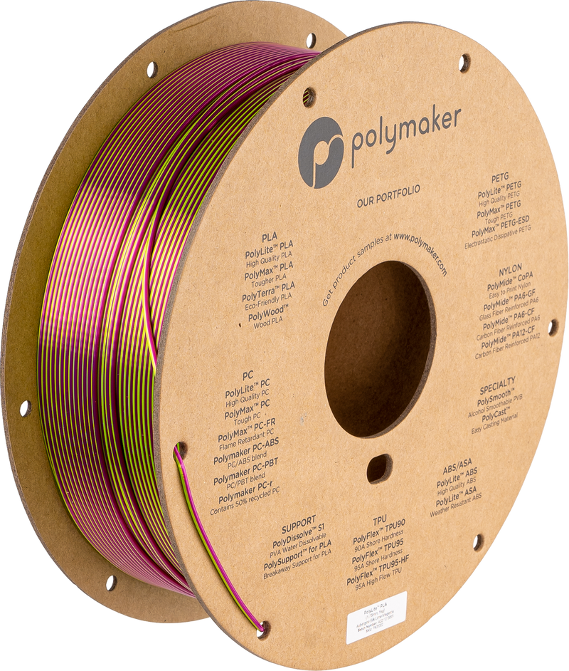 Polymaker PolyLite Silk PLA Dual Color