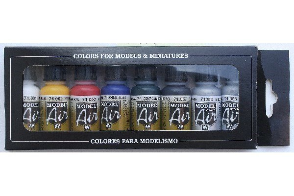 Vallejo Airbrush Color set 8 pcs