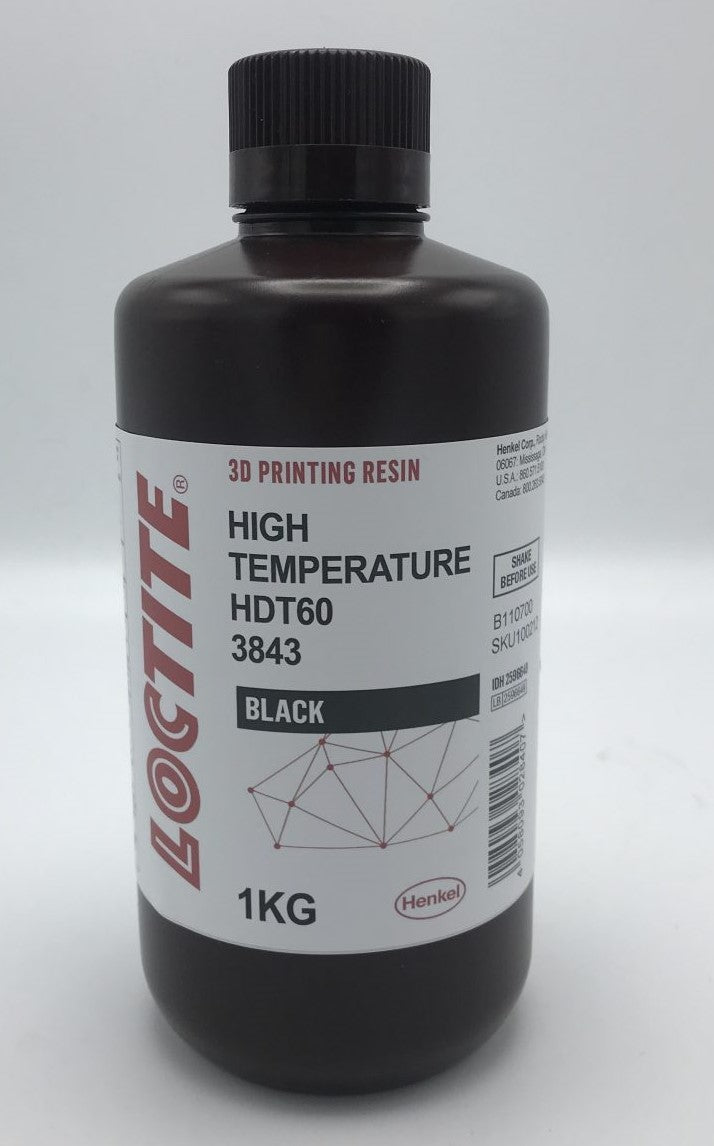 Henkel Loctite 3D 3843 HDT60 High Toughness Matte Black - 1 kg