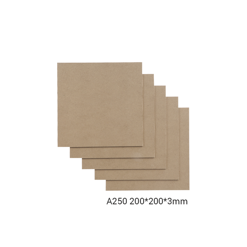 Snapmaker MDF Sheet-A250 / 200x200x3mm / 5-pack