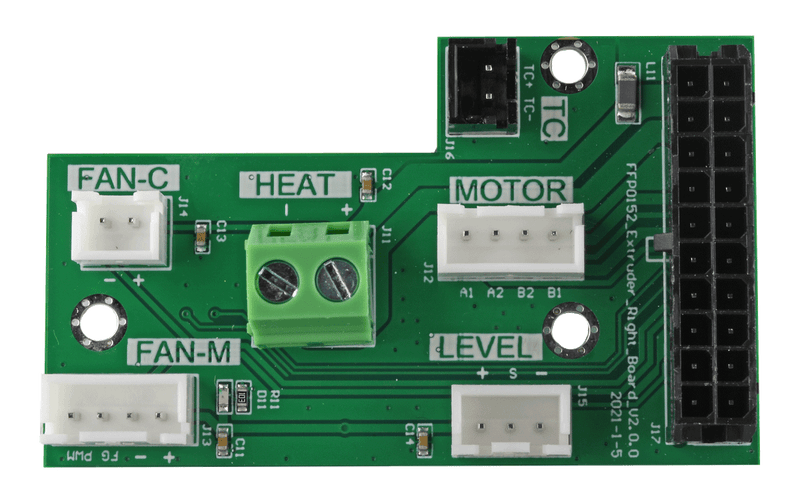 Flashforge Creator 4 Right Extruder Board