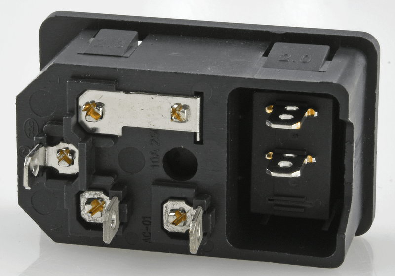 Power Inlet Socket - IEC320 - C14 - 15A - 250V