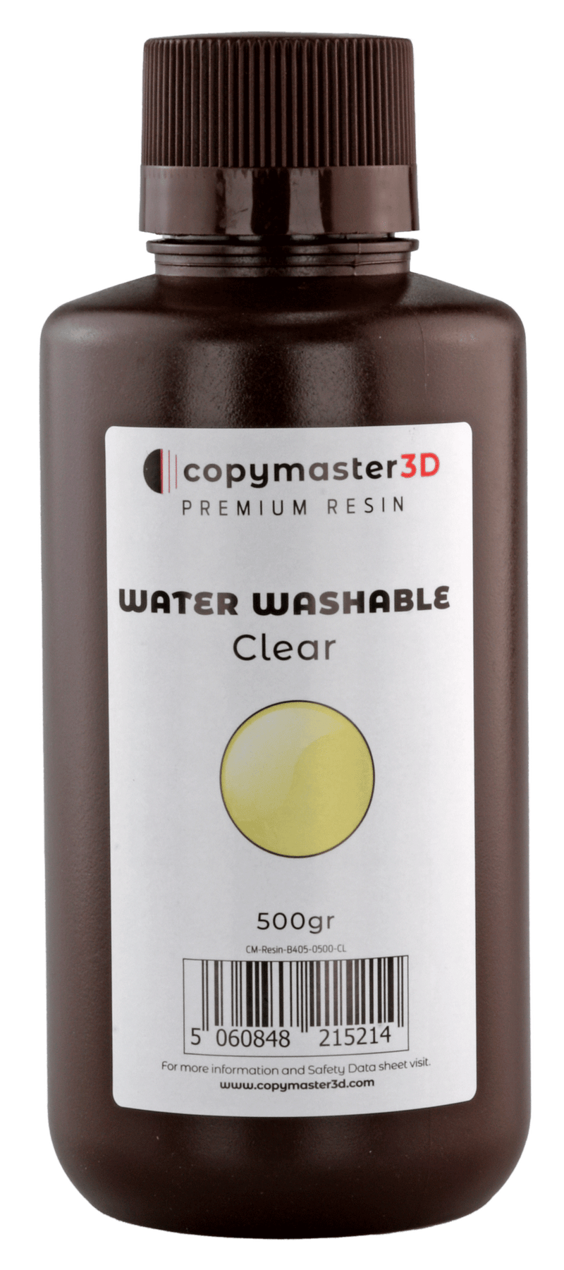 Copymaster3D Water Washable UV Resin - 500 ml - Clear